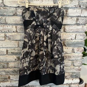 BCBG strapless cocktail dress